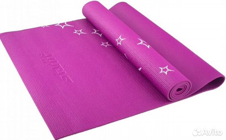 Коврик для йоги starfit FM-102 173x61x0,5 см С Рис