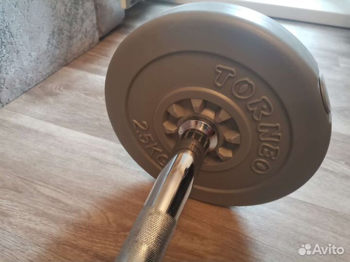 Штанга torneo с блинами