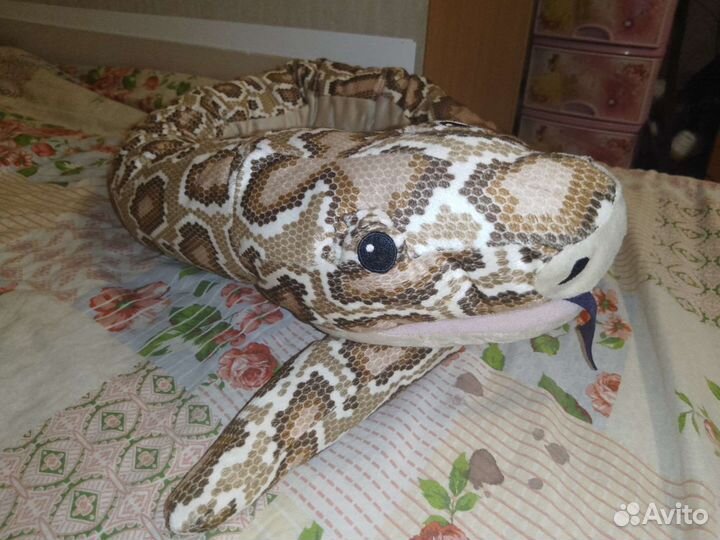 Мягкая игрушка икеа дьюнгельског тигровый питон