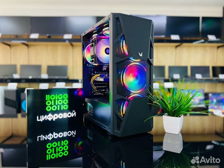 Игровой Пк Core i3-12100F/RTX 4060/DDR4-16/M.2-512