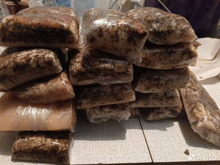 Сало соленое и отварное