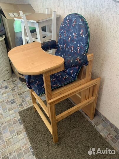 Стульчик для кормления трансформер