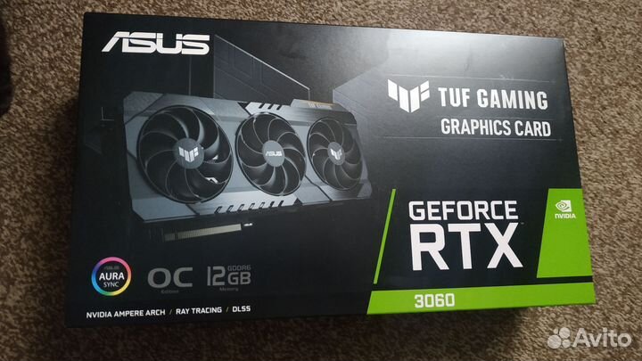 Видеокарта rtx 3060 12gb Asus tuf gaming oc