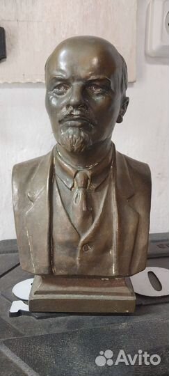 Бюст ленина бронза