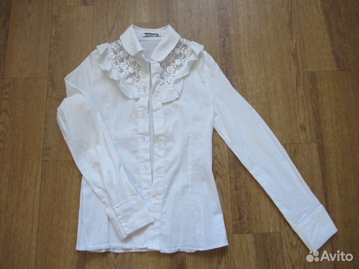 Блузка для девочки школьная