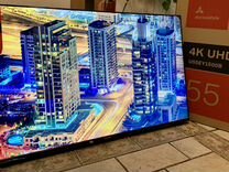 Телевизор smart tv 55 4К новый wi fi