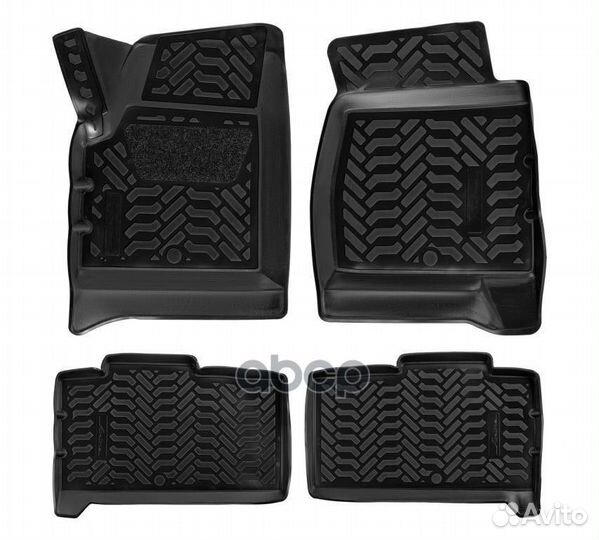 Ковры для UAZ Patriot (с окт.14), 4 шт., выс
