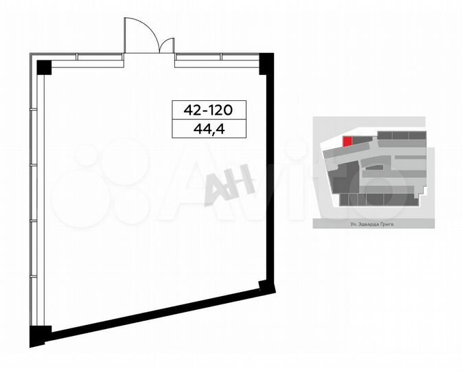 Продажа (ПСН) пл. 44.4 м2 Коммунарка Калужское