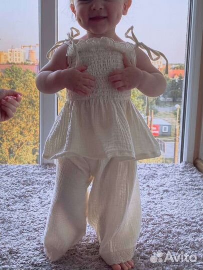 Костюм из муслина для девочки