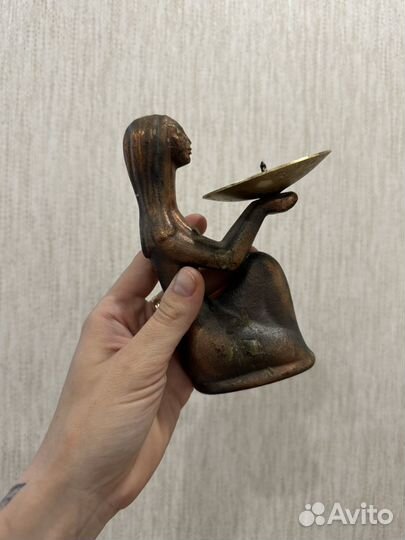 Подсвечник латунь бронза