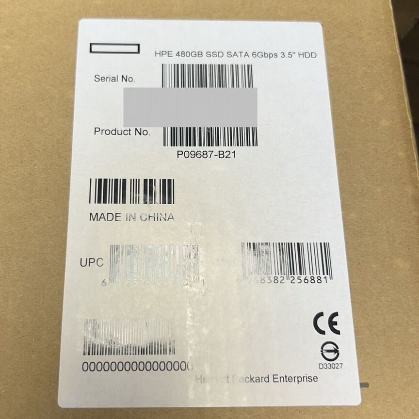 [P09687-B21] Жесткий Диск Hp Ssd 480gb 3.5 G9 G10 P09687-B21