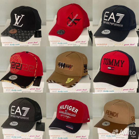 Бейсболка кепка разных брендов