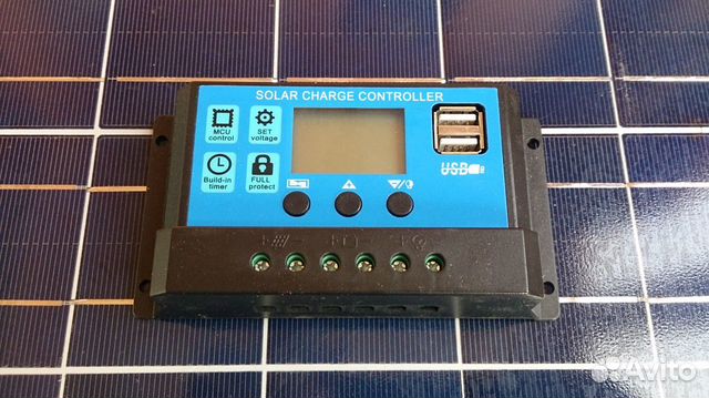 Контроллер для солнечных батарей 12В 20А