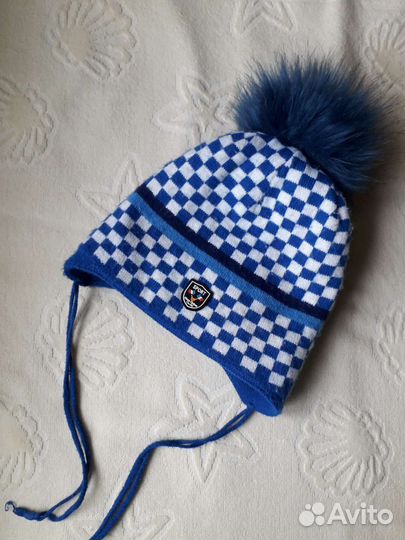 Шапка зимняя для мальчика 42 44