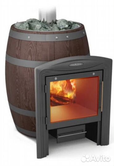Банная печь Вариата Баррель Inox