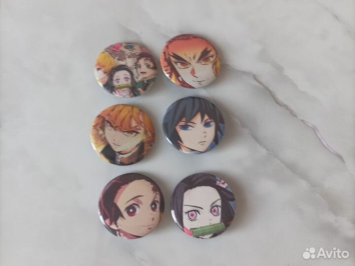 Значки аниме