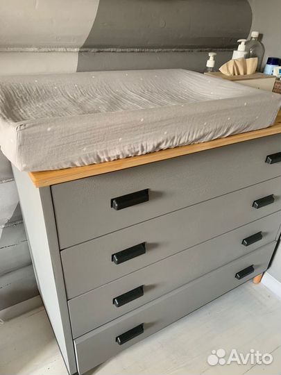 Пеленальная подстилка с чехлом