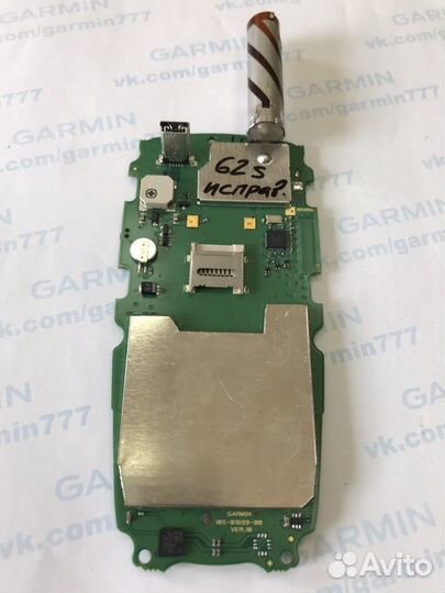 Плата навигатора Garmin gpsmap 62s, бу
