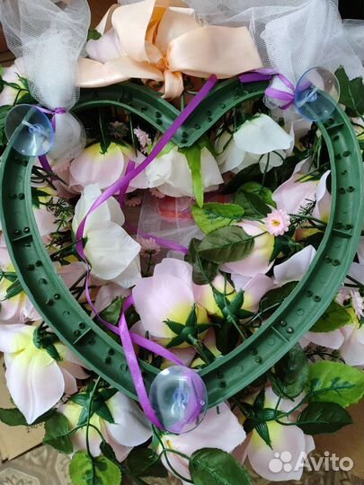 Украшение на свадебный автомобиль