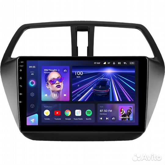 Магнитола Сузуки SX4 2 2012-2016 Андроид Teyes CC3