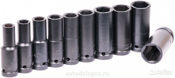 Набор ударных головок 1/2