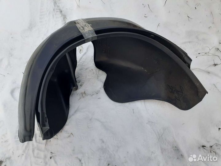 Защита задних арок лада гранта