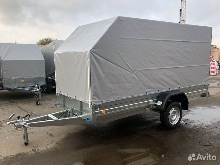 Прицеп 3.7х1.5х1.7 R15 с тентом 