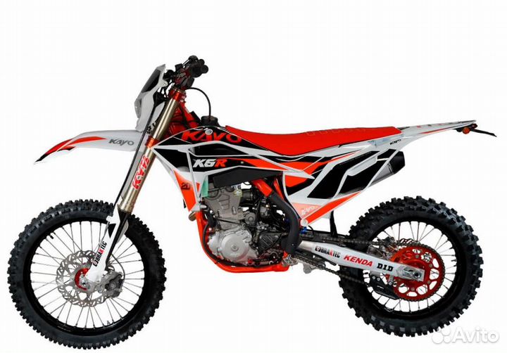 Кроссовый мотоцикл kayo K6-R KYB 250 (NC250SR) FCR