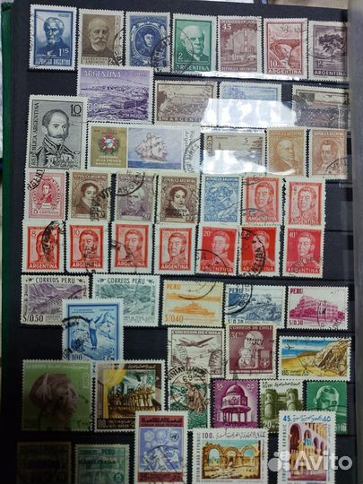 Старые, редкие почтовые марки стран мира ком.6