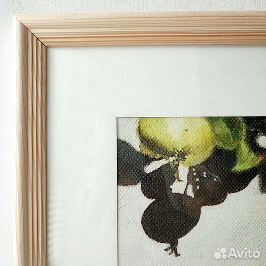 Постер Полдень в саду в раме 40х40