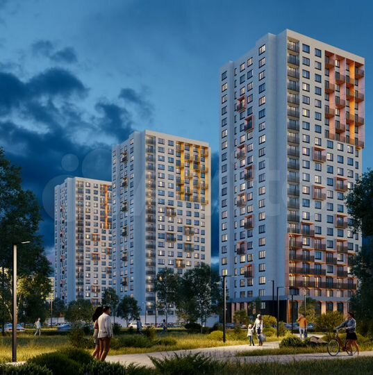 2-к. квартира, 61 м², 14/22 эт.