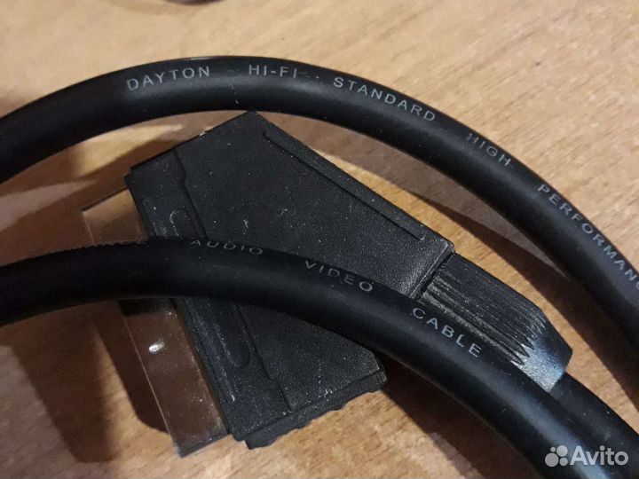 Кабель видео, аудио scart-scart Dayton