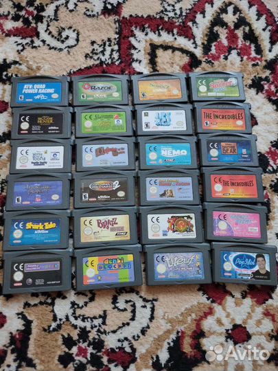 Лицензионные игры Gameboy advance (27.04)