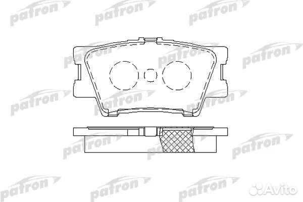 Колодки тормозные дисковые задн toyota camry 06- C