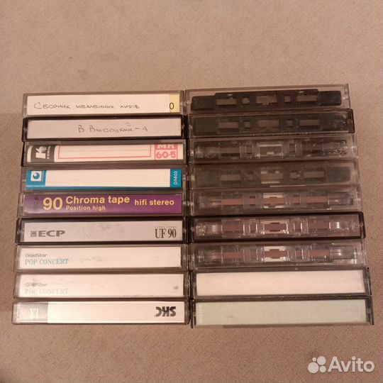 Аудиокассеты 18 шт