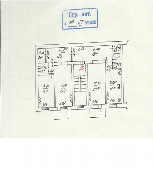 3-к. квартира, 115 м², 5/5 эт.