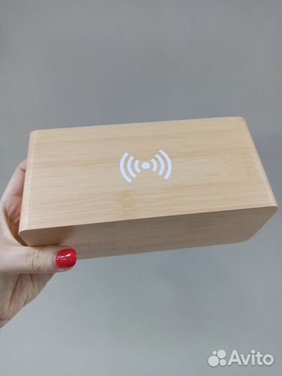 Настольные цифровые часы-будильник с беспроводной