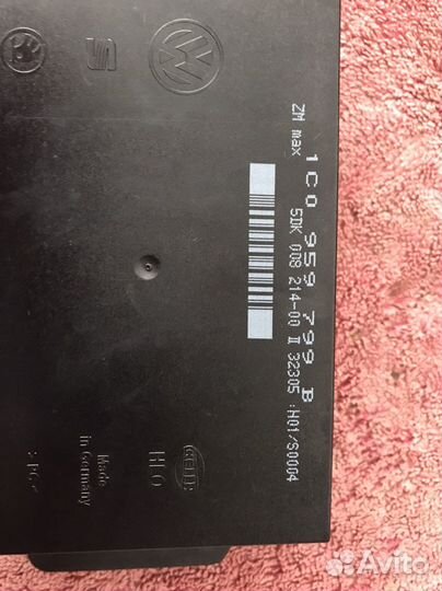 Блок комфорта skoda superb 1.8. Awt