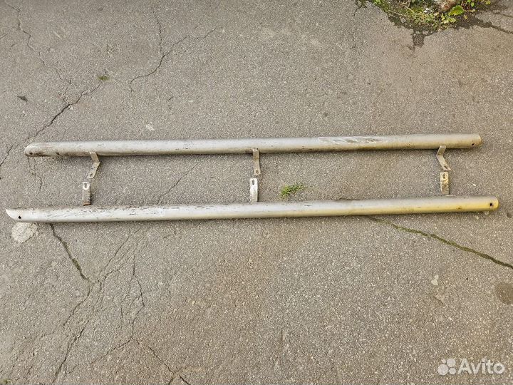 Подножка порога хром на Toyota Land Cruiser 200