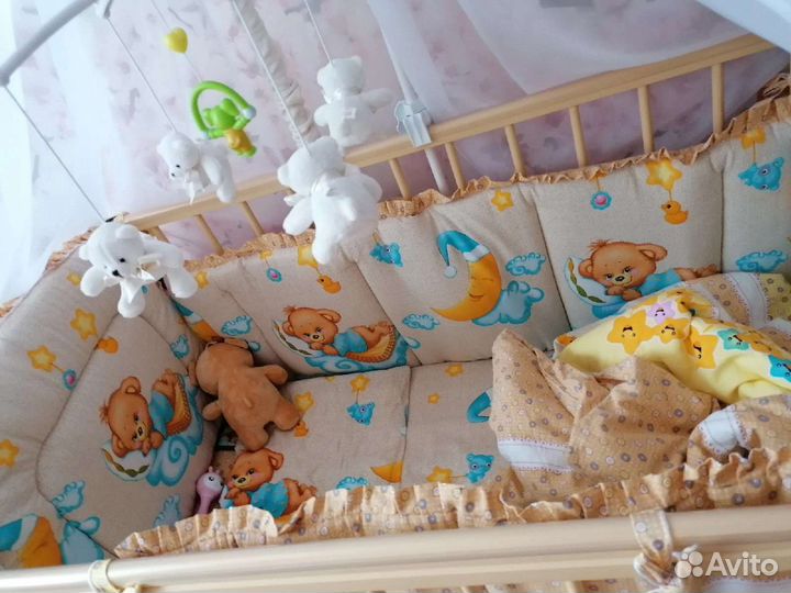 Бортики в кроватку