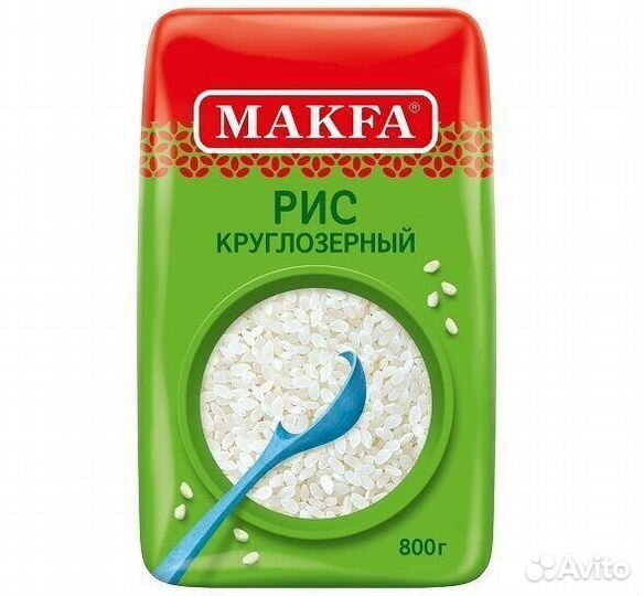 Рис Макфа Круглозерный 800г