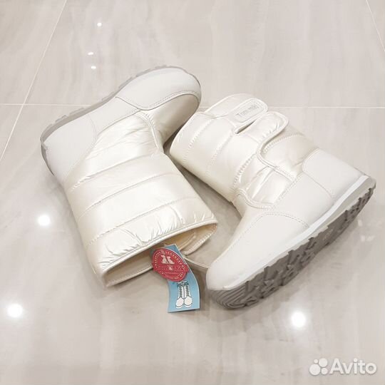 Сапожки дутики шерсть р.34,36