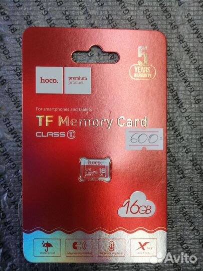Карта памяти MicroSD Hoco 16Gb