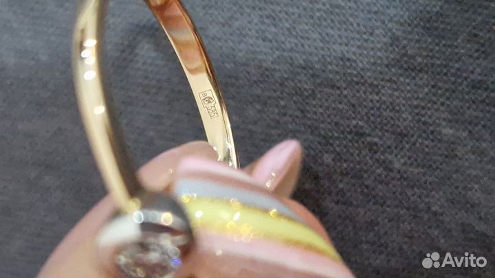 Новые золотое кольцо sokolov