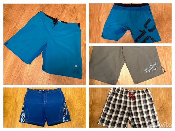 Шорты спортивные reebok speedo puma