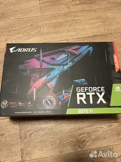 Видеокарта rtx 3070ti gigabyte Aorus 8gb гарантия