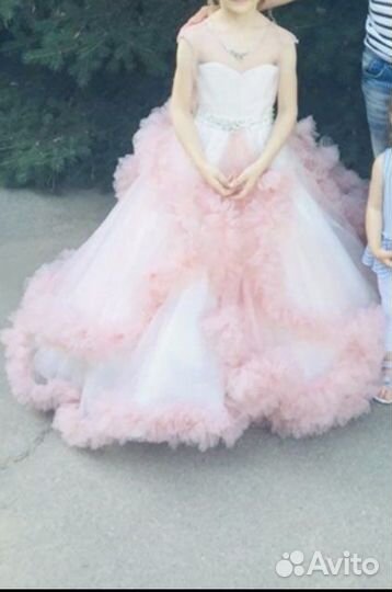 Платье на выпускной пышное