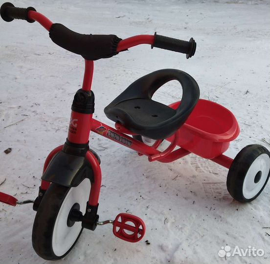 Детский трехколесный велосипед новый