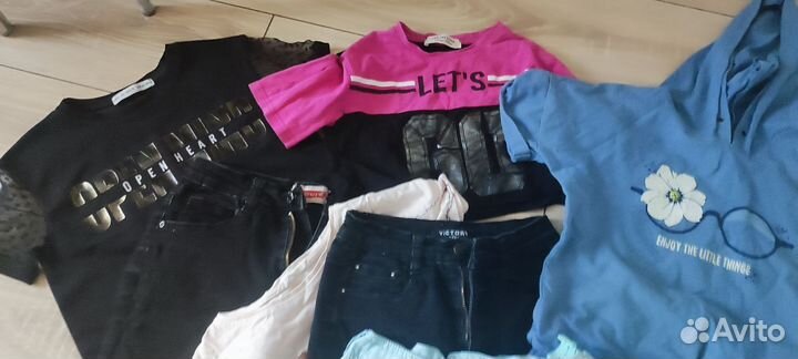 Одежда пакетом на девочку 9-10 лет