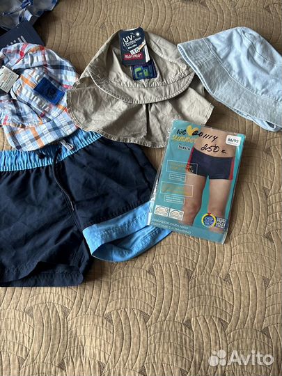Одежда пакетом для мальчика 86-92 лето 35 вещей